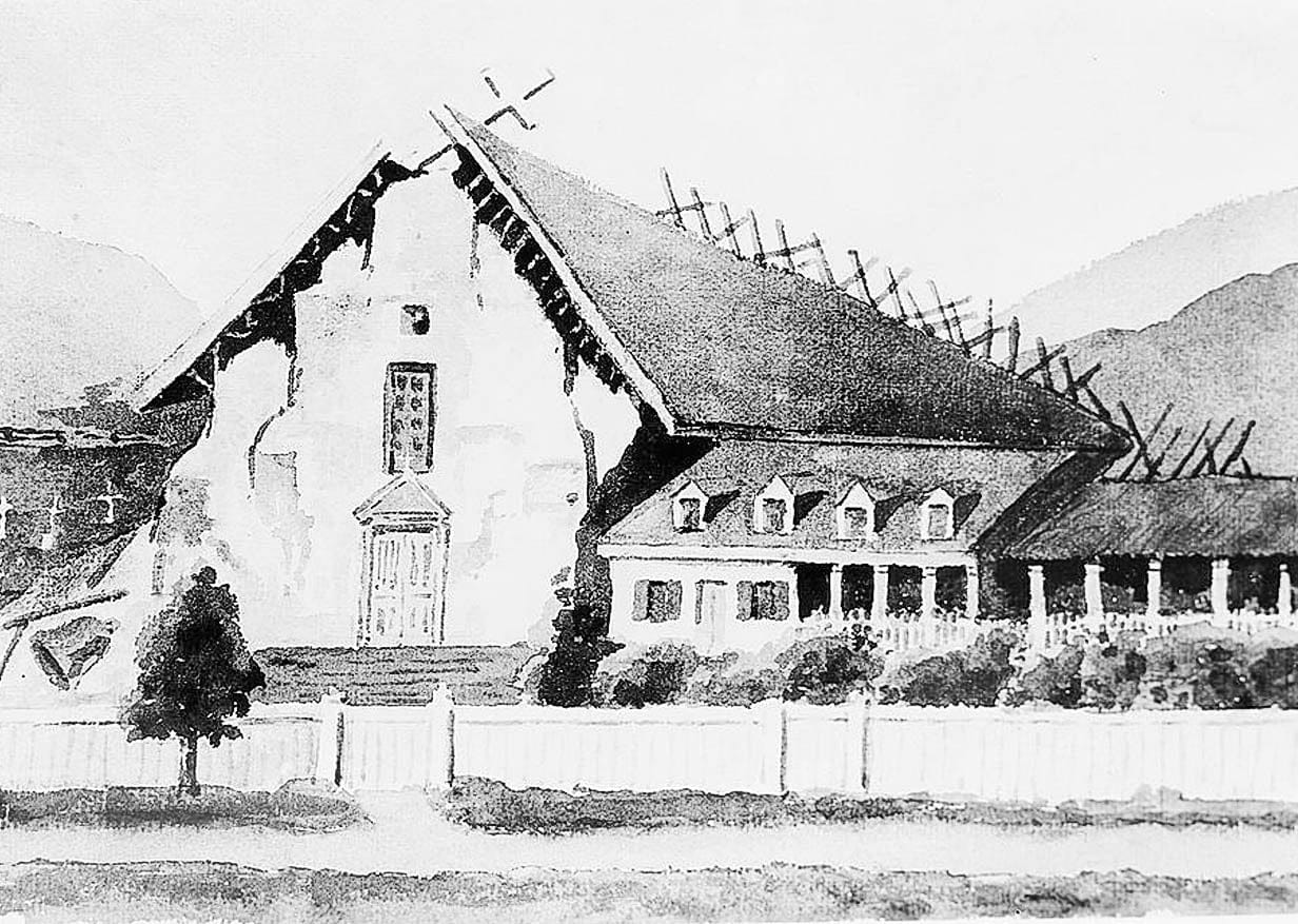 Historic Photo : Mission San Jose de Guadalupe, Mission \u0026 Washington  Boulevards, Fremont, Alameda County, CA 2 Photograph, image size:1232x877