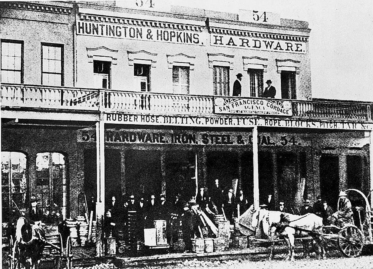 Historic Photo : Big Four Building, 220-226 K Street, Sacramento, Sacramento County, CA 2 Photograph