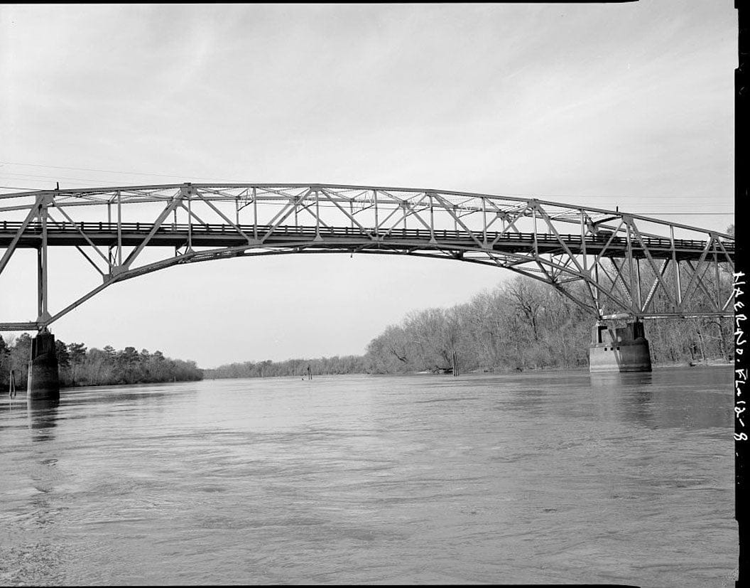 Historic Photo : Apalachicola River Bridge, State Route 20 spanning the Apalachicola River, Blountstown, Calhoun County, FL 3 Photograph