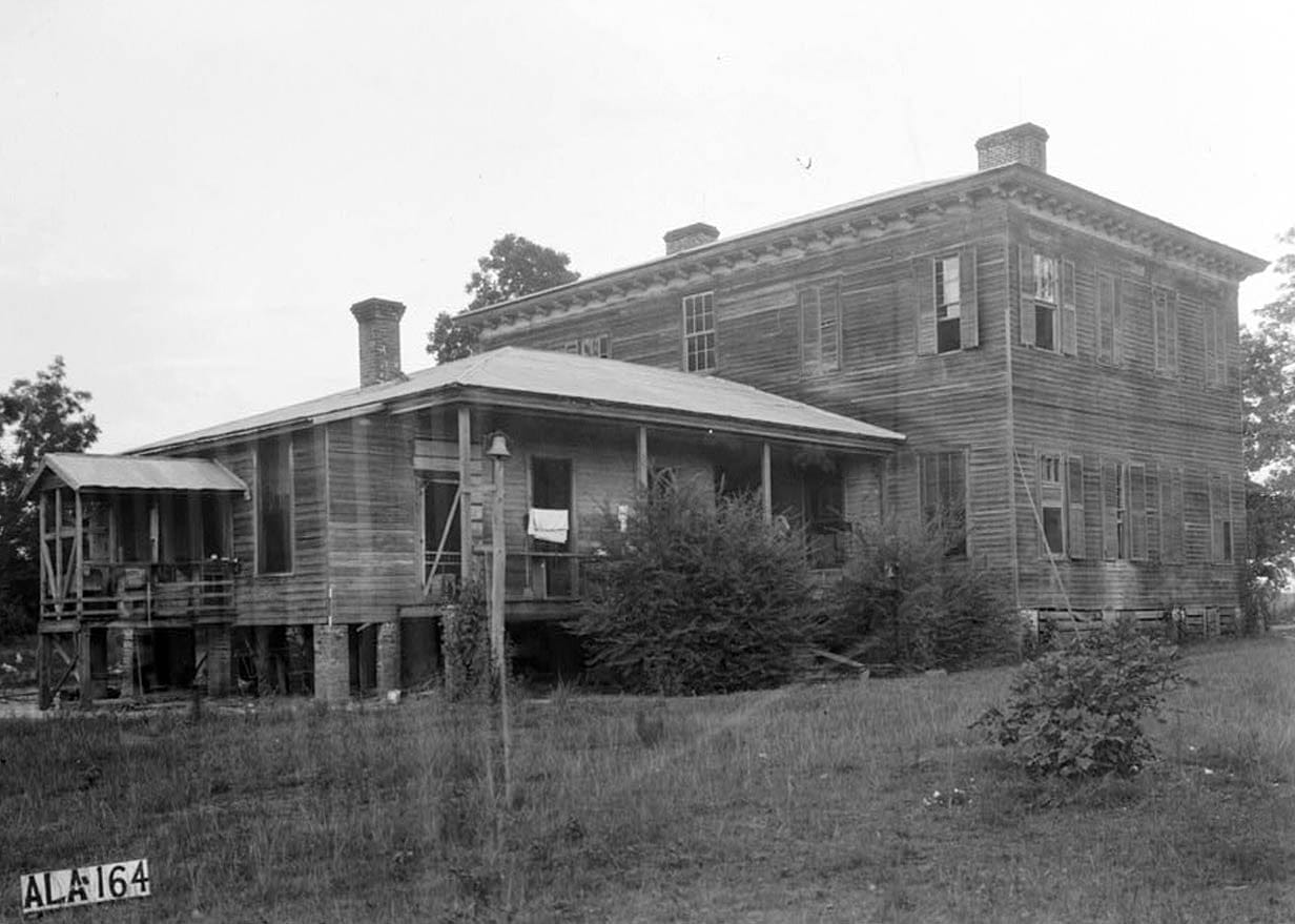 Historic Photo : McDowell House, State Road 221, Camden, Wilcox County, AL 2 Photograph