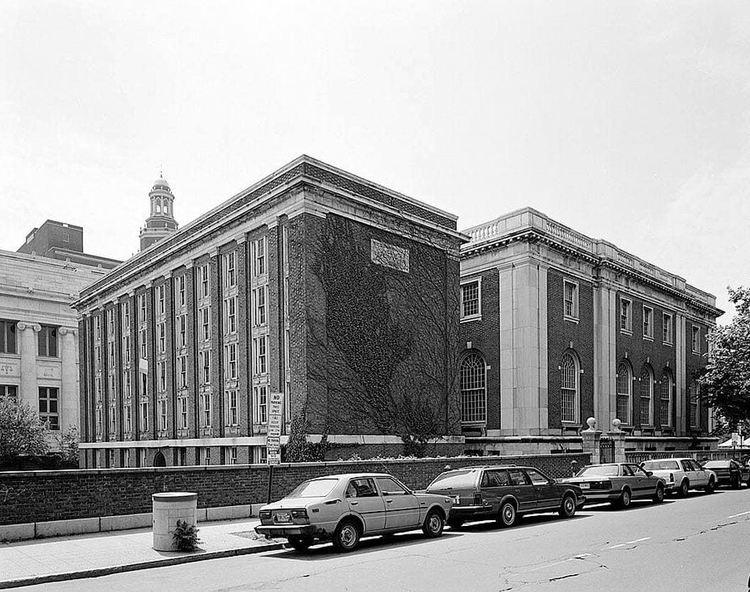 Historic Photo : Ives Memorial Library, 133 Elm Street, New Haven, New Haven County, CT 2 Photograph
