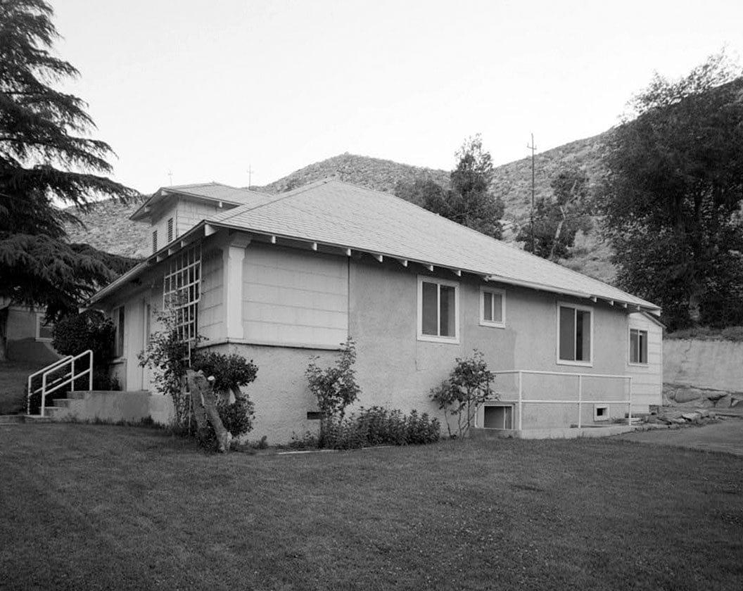Historic Photo : Bishop Creek Hydroelectric System, Plant 4, Worker Cottage, Bishop Creek, Bishop, Inyo County, CA 2 Photograph