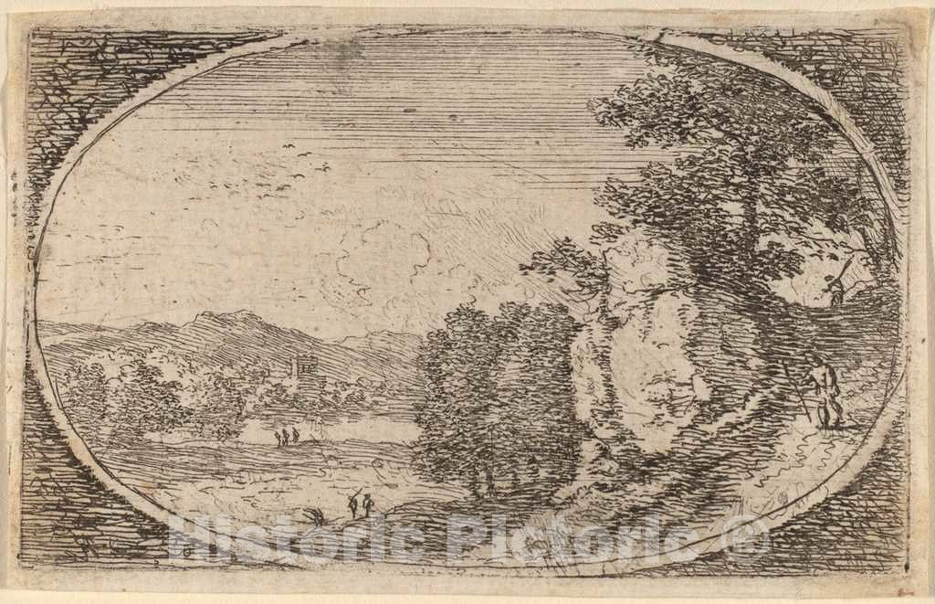 Art Print : Herman Van Swanevelt, The Steep Path - Vintage Wall Art