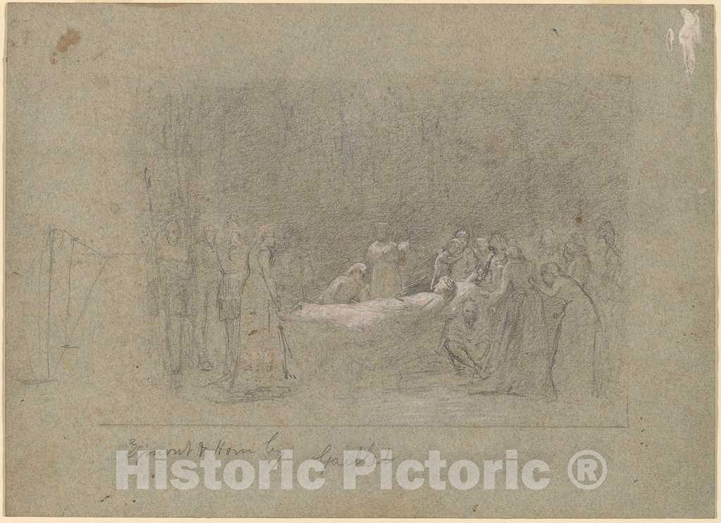 Art Print : Hovenden After Gaillot, Egmont and Hoorn - Vintage Wall Art