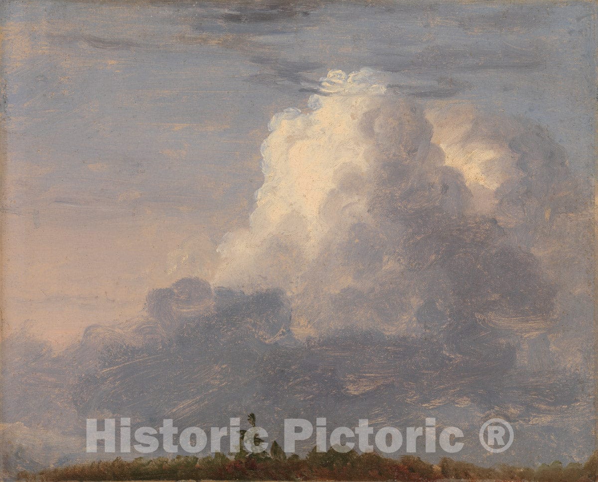 Art Print : Thomas Cole - Clouds : Vintage Wall Art