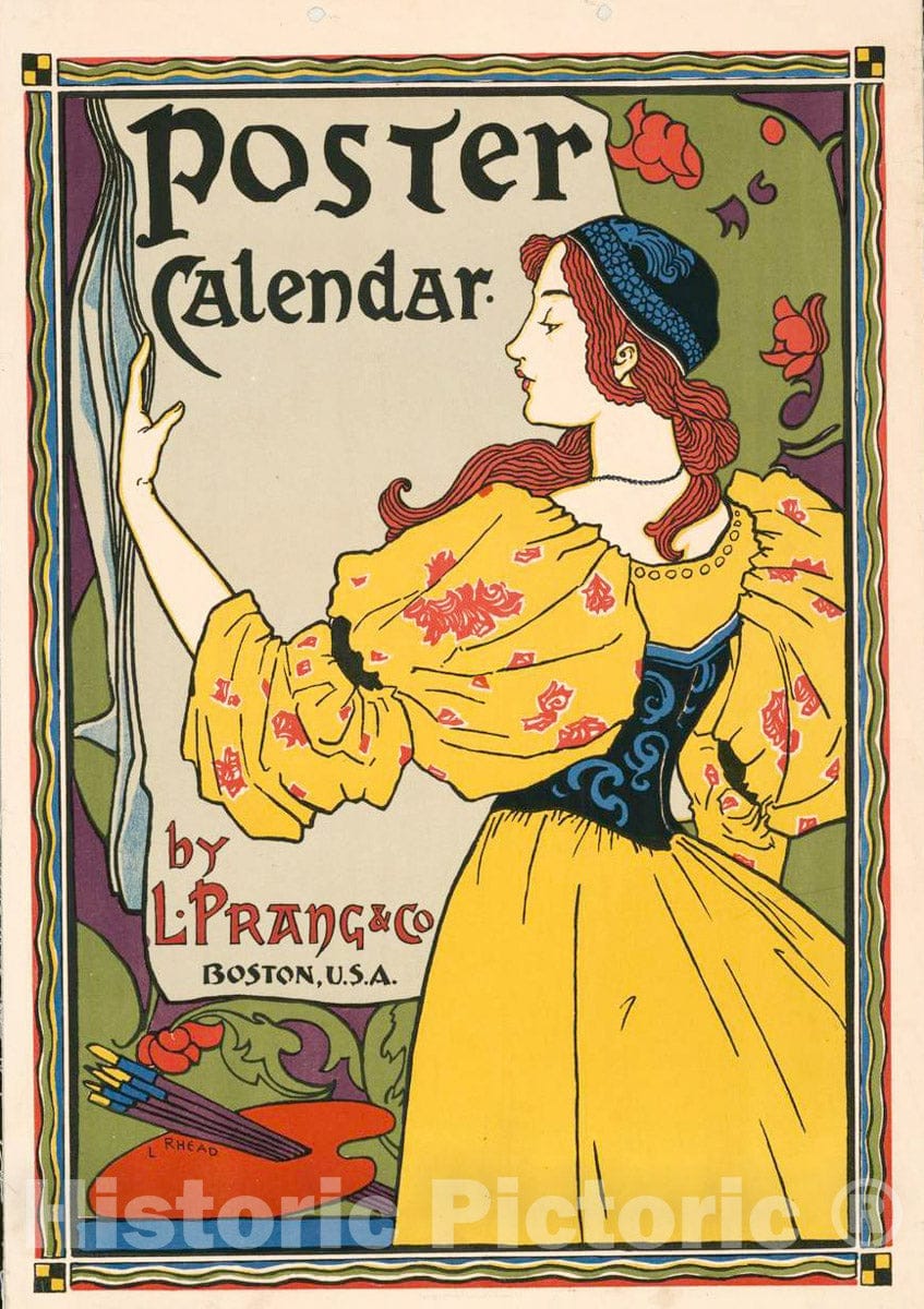 Test Poster - trimmed - Poster Calendar by L. Prang & Co, Historic Wall Art