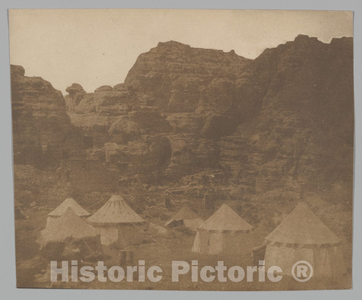 Photo Print : Leavitt Hunt - Expedition Camp, Petra : Vintage Wall Art