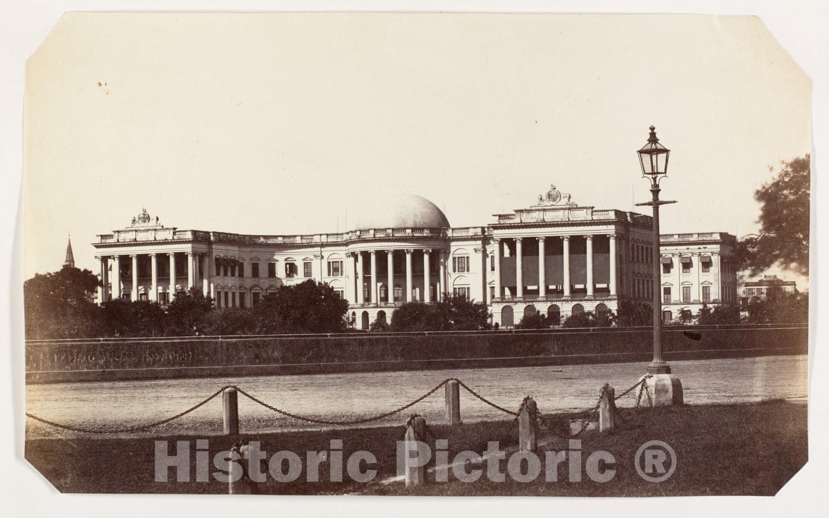 Photo Print : Government House, Calcutta 2 : Vintage Wall Art