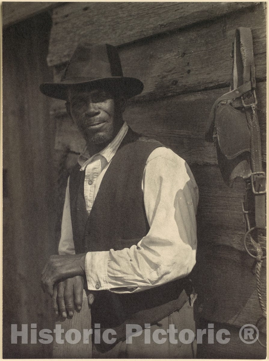 Photo Print : Doris Ulmann - Man with Bridle : Vintage Wall Art