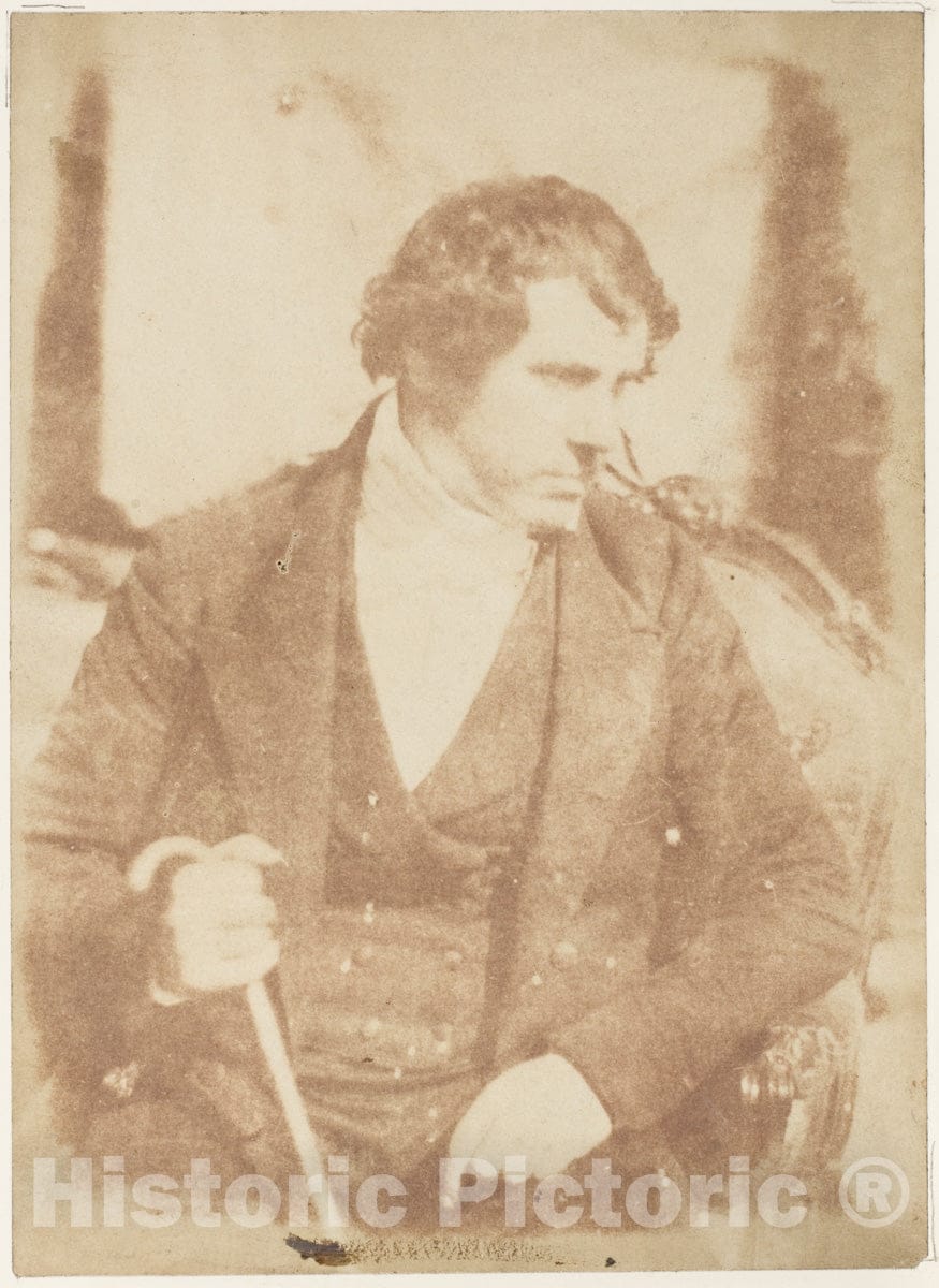 Photo Print : Hill and Adamson - Man 6 : Vintage Wall Art