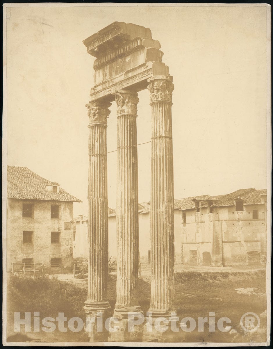 Photo Print : Giacomo Caneva - Roman Ruins : Vintage Wall Art