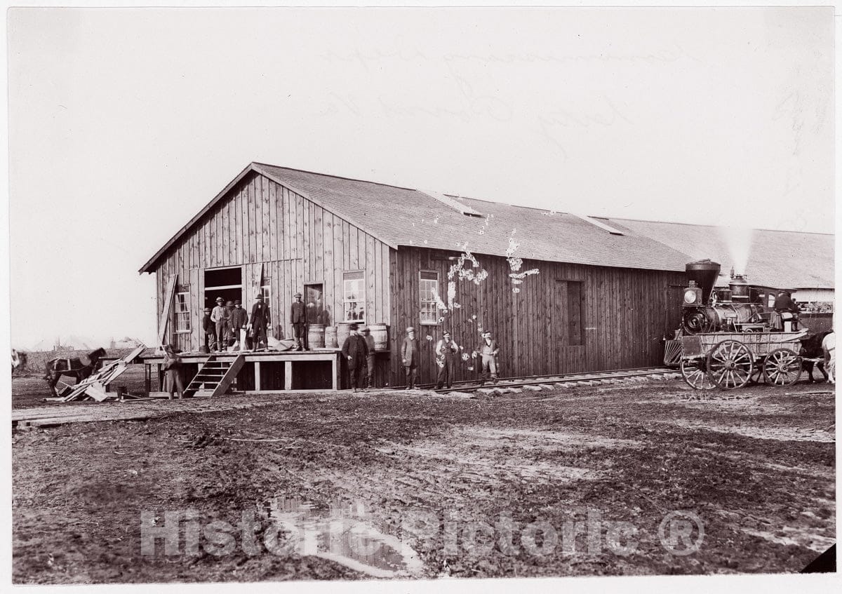 Photo Print : Andrew Joseph Russell - Commissary Department, City Point, Virginia : Vintage Wall Art