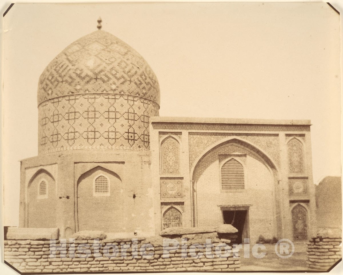 Photo Print : Luigi Pesce - Mosque of Nasser-eddin Shah, Teheran, Iran : Vintage Wall Art
