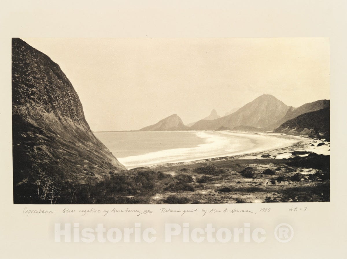 Photo Print : Marc Ferrez - Copacabana : Vintage Wall Art