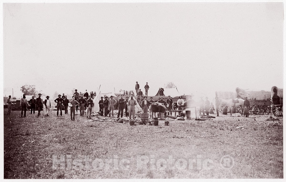 Photo Print : Formerly Mathew B. Brady - Regiments - unidentified : Vintage Wall Art