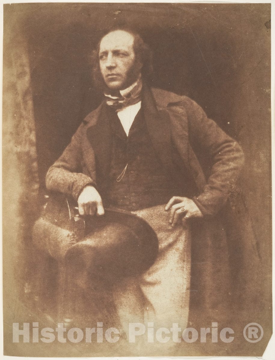 Photo Print : Hill and Adamson - Man, Full-Length : Vintage Wall Art