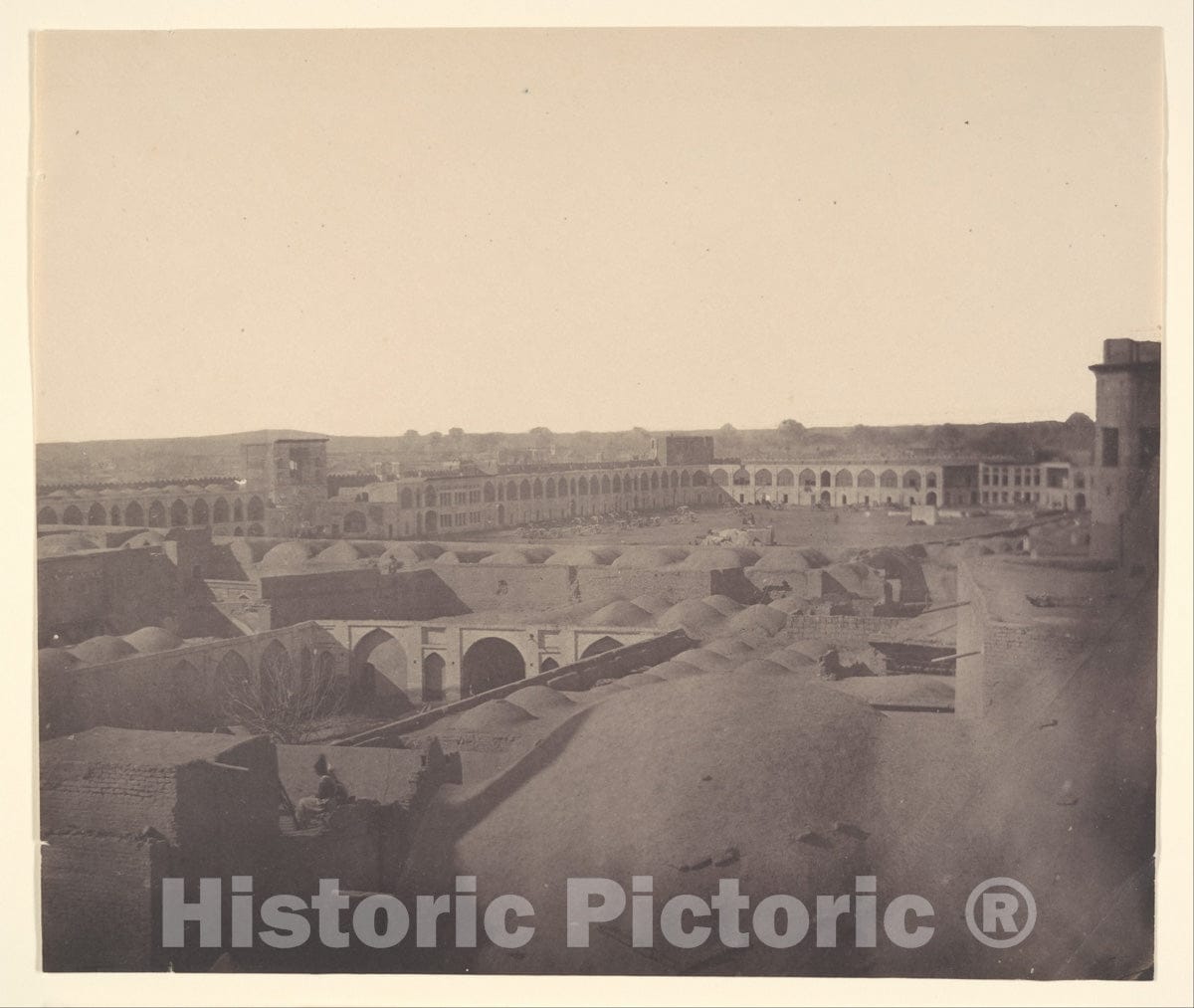 Photo Print : Possibly by Luigi Pesce - Plaza of Canons, Teheran, Iran (Maydan-i Top-khaneh) : Vintage Wall Art