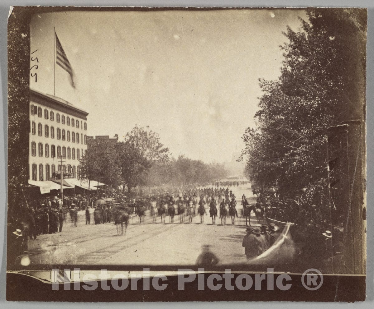 Photo Print : Alexander Gardner - Grand Army Review, Washington, D.C. 2 : Vintage Wall Art