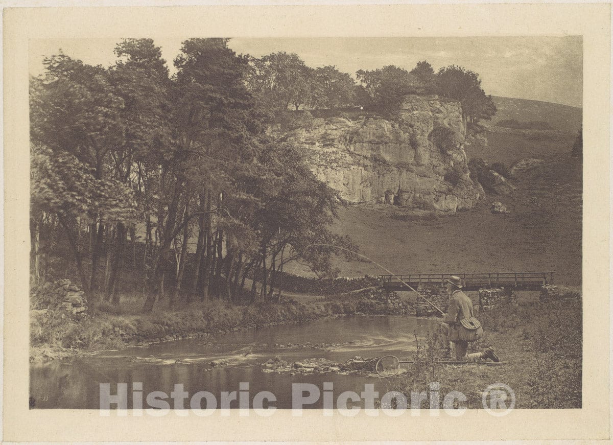 Art Print : George Bankart - Plate from Izaak Walton's The Compleat Angler 1 : Vintage Wall Art