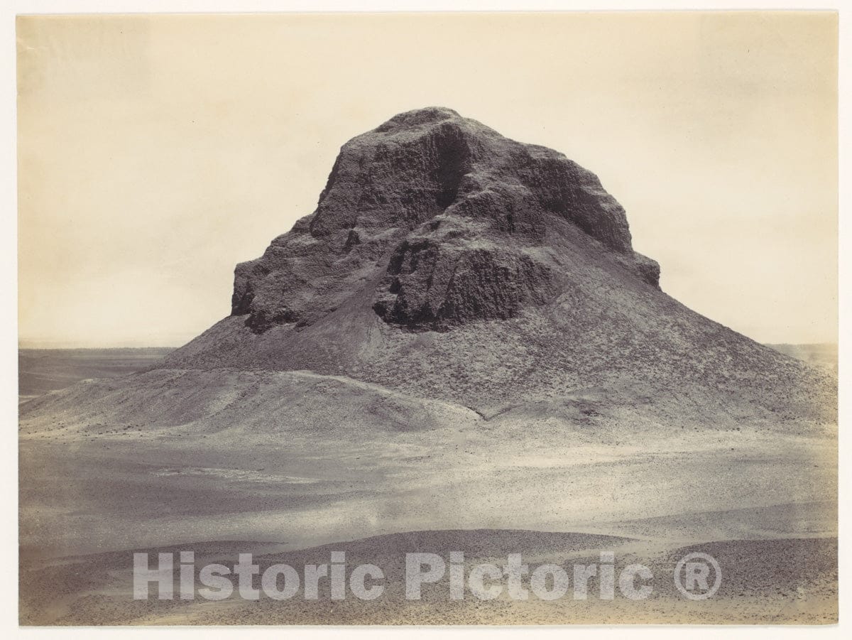 Photo Print : Francis Frith - Pyramid at Dahshûr : Vintage Wall Art