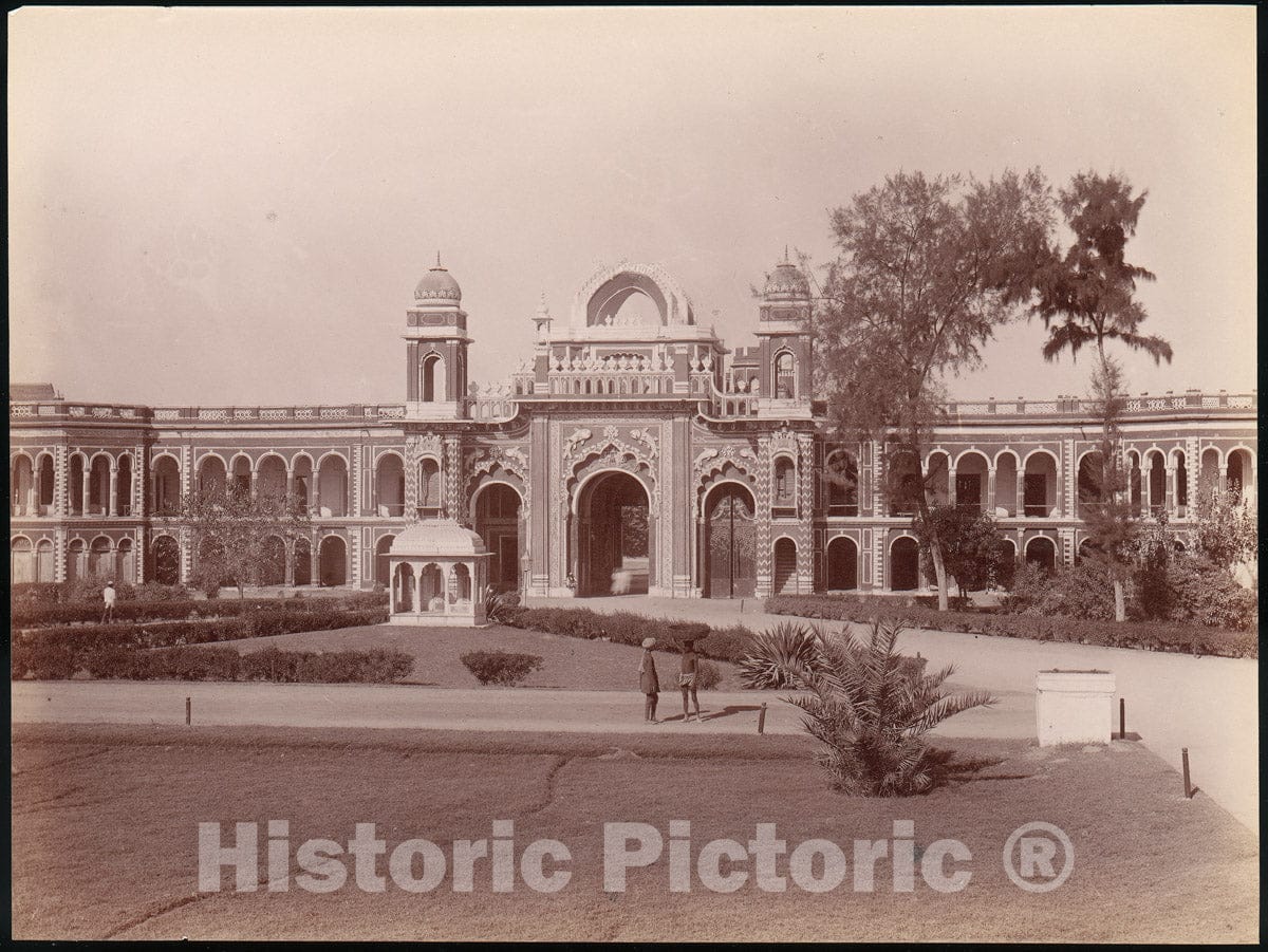 Photo Print : Mermaid Gateway, Kaiser Bagh, Lucknow, India : Vintage Wall Art
