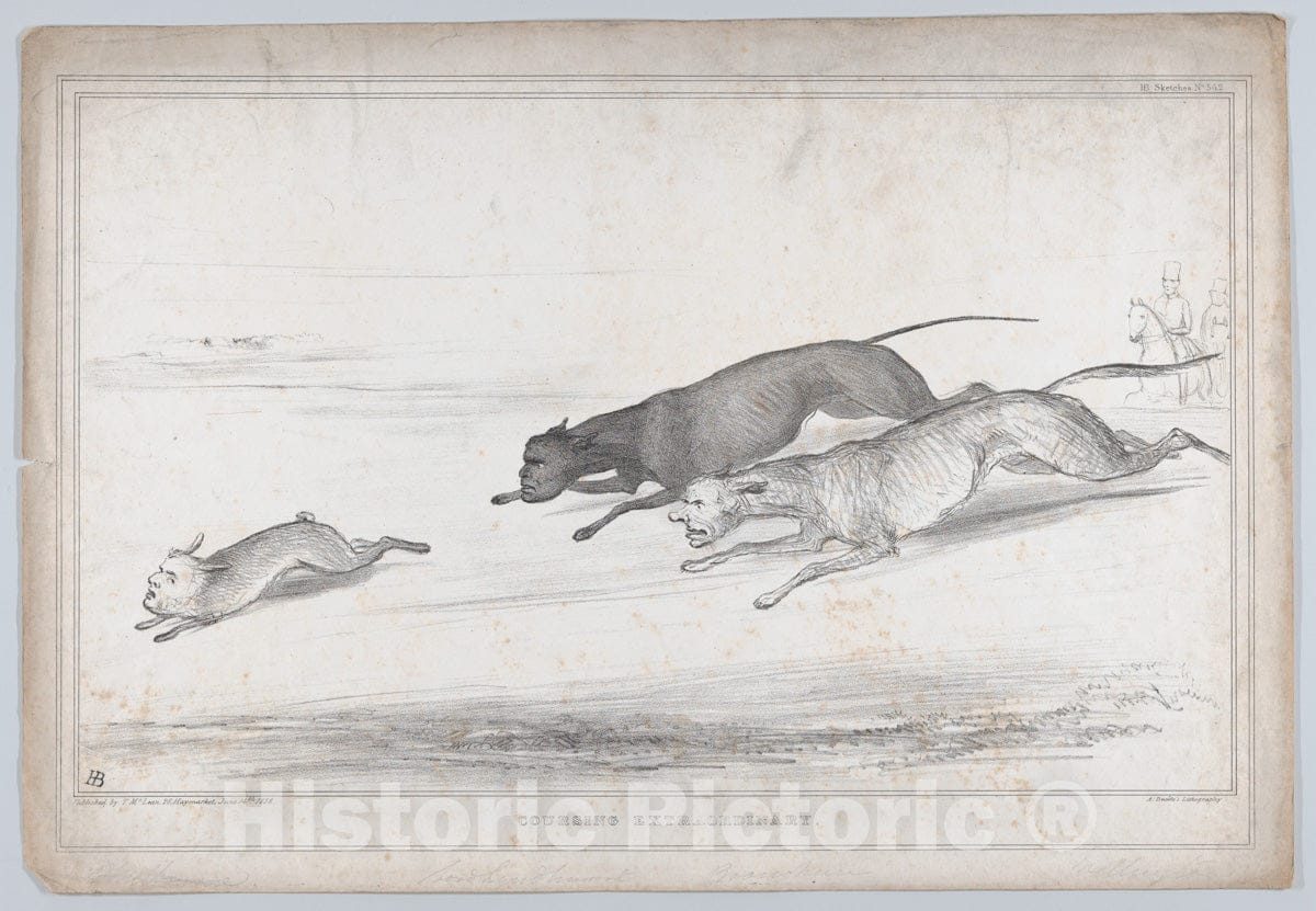 Art Print : John Doyle - Coursing Extraordinary : Vintage Wall Art