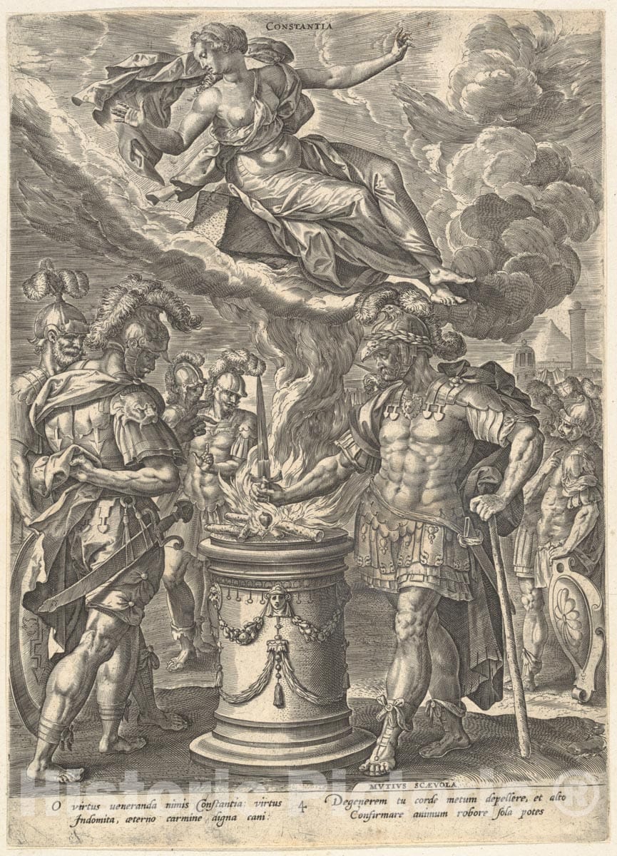 Art Print : Maerten de VOS - Constantia : Vintage Wall Art