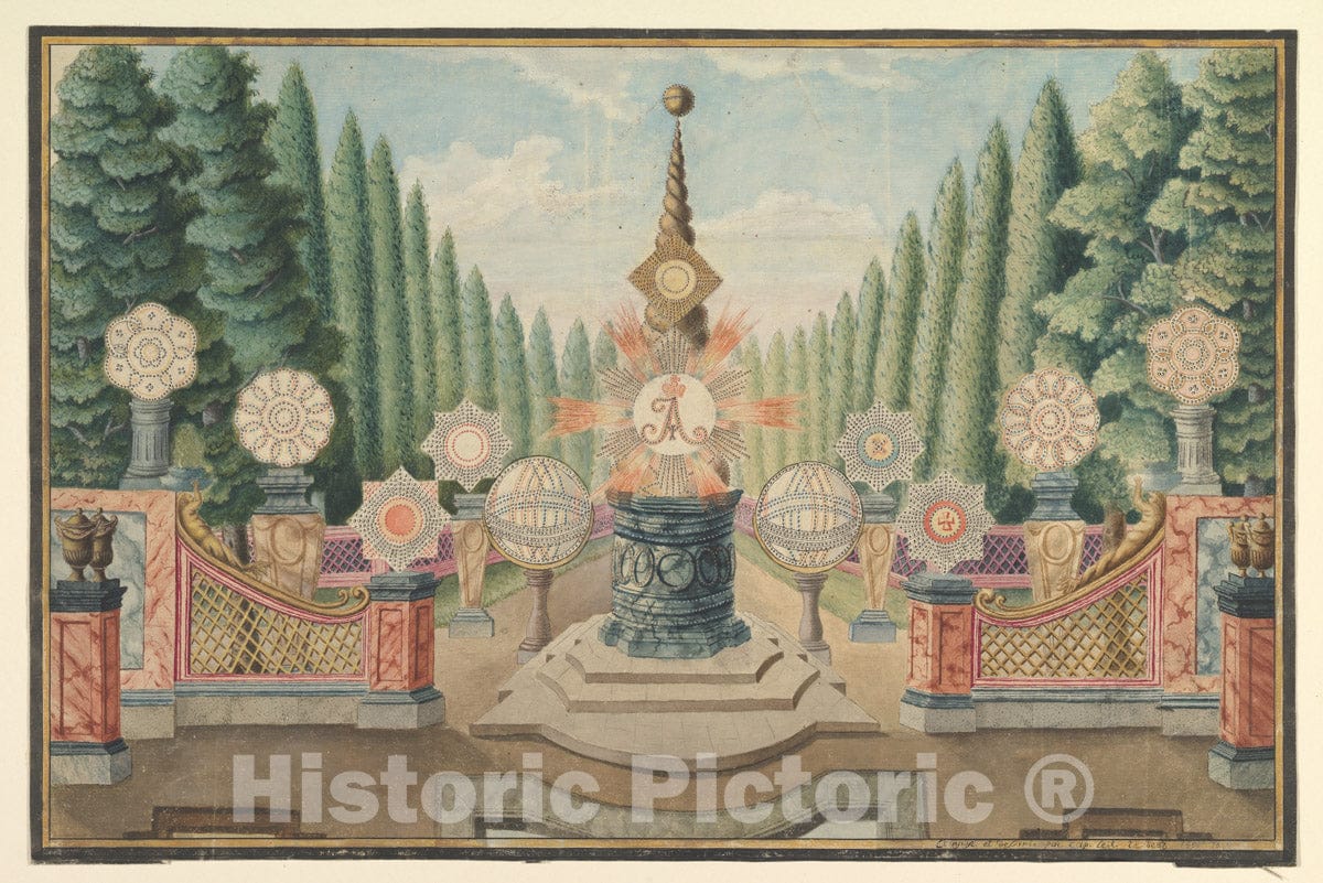 Art Print : Lieutenant-Captain Cheleyev - Coronation of The Czar Alexander I, Moscow, September 1801 : Vintage Wall Art