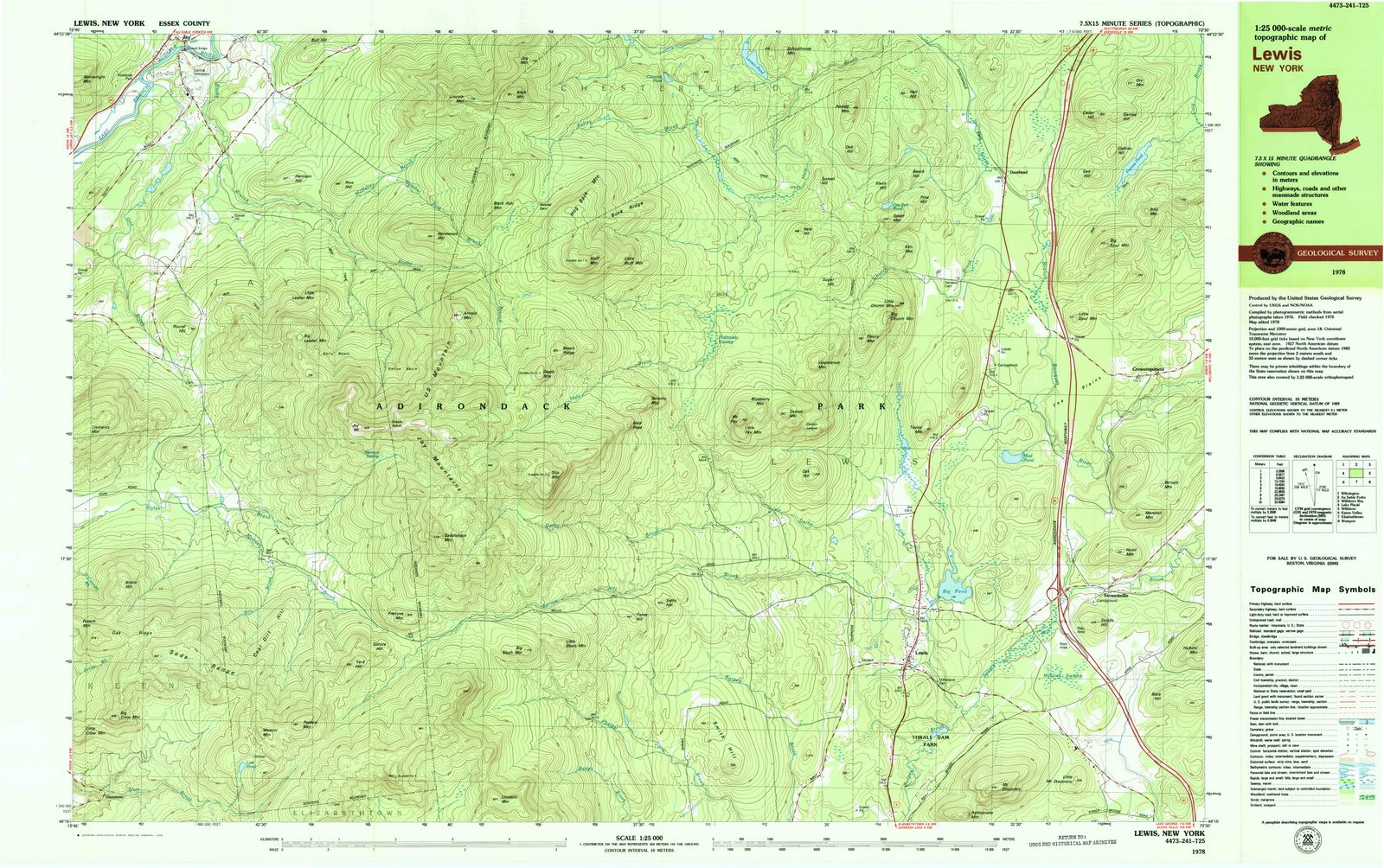 1978 Lewbeach, NY - New York - USGS Topographic Map