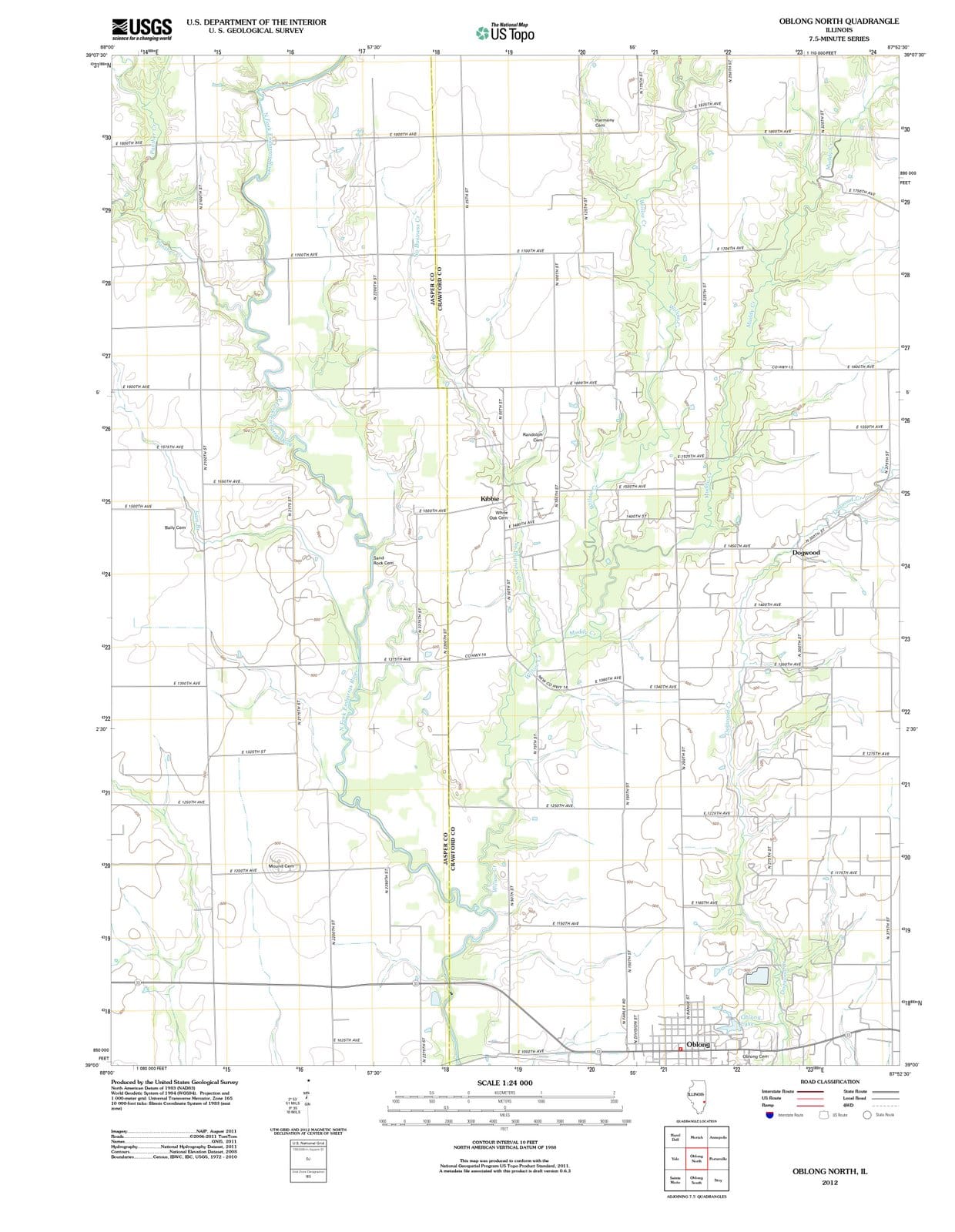Carte Topographique USGS Originale – Marine, Illinois – Vintage 1959 – Authentique