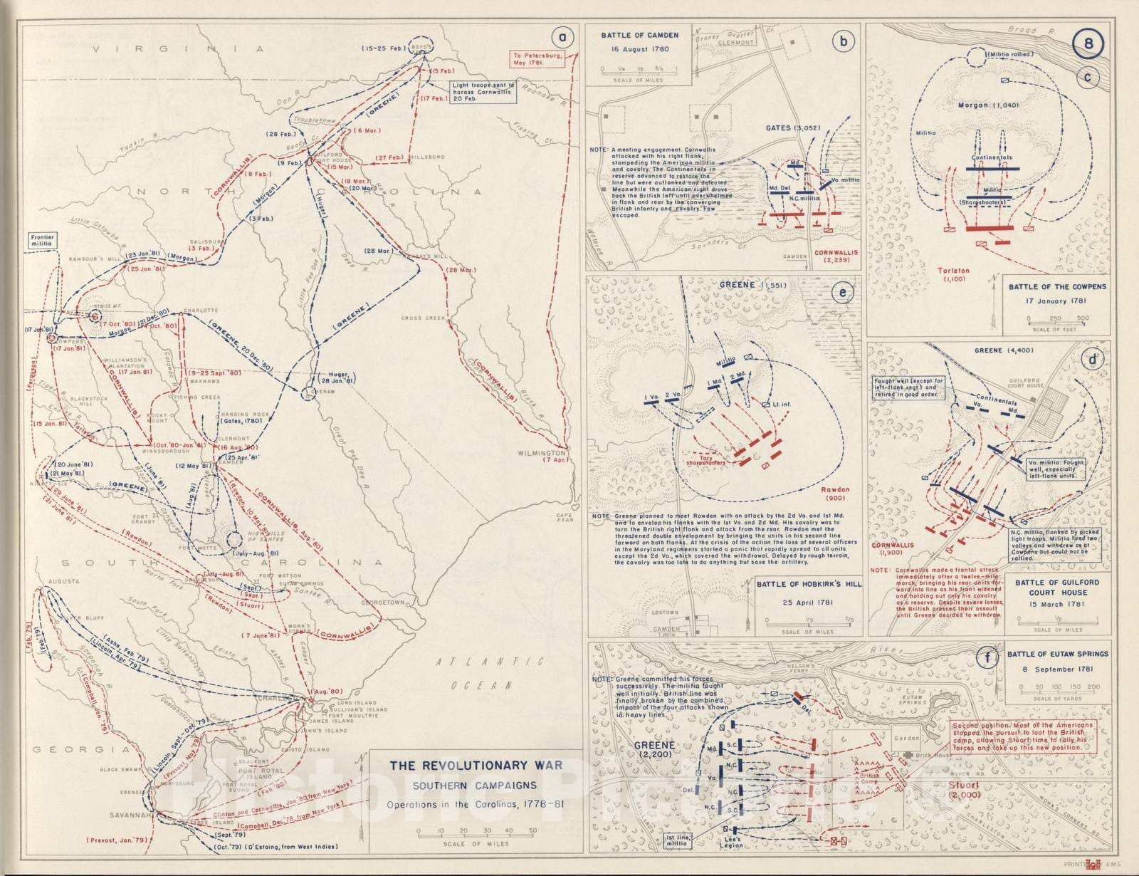 Historic 1956 Map - Atlas to accompany Steele's American campaigns - American Civil War: Peninsular Campaign, 1862 4