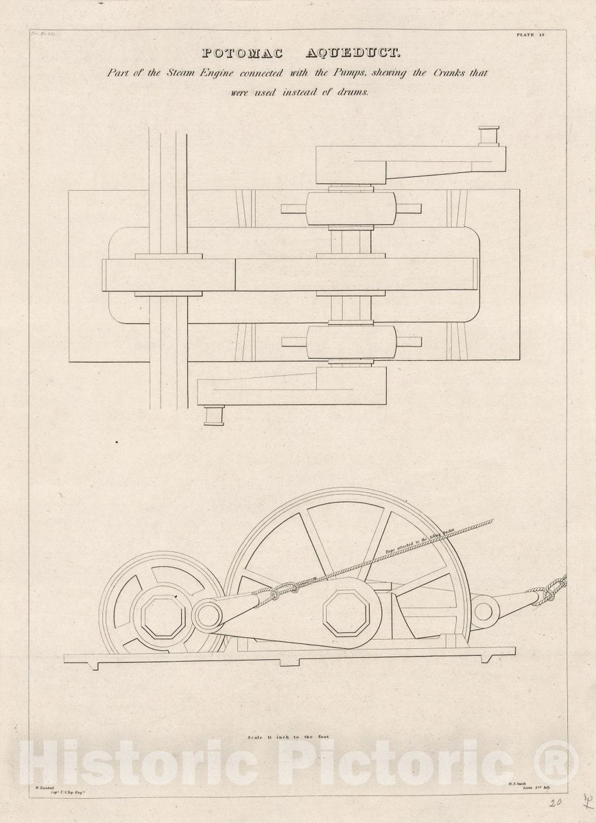 Historic Map - A Collection of maps, Charts, Drawings, surveys, etc, published from time to time, by Order of The Two Houses of Congress : United States - Operation of The derricks