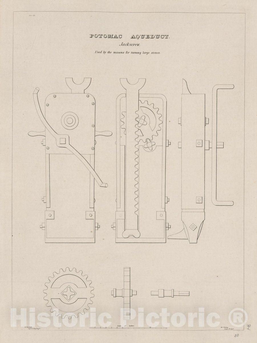 Historic Map - A Collection of maps, Charts, Drawings, surveys, etc, published from time to time, by Order of The Two Houses of Congress : United States - Operation of The derricks