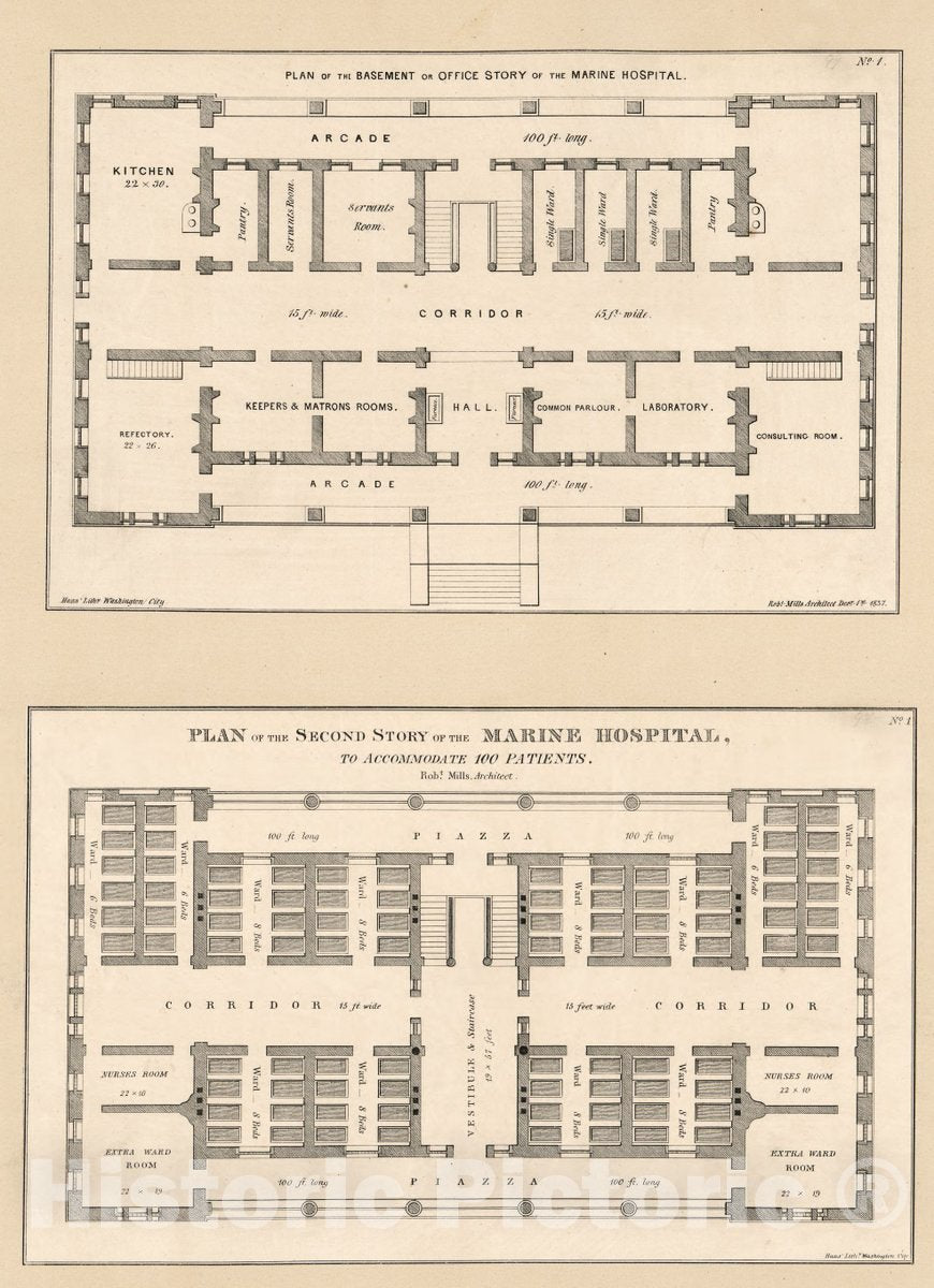 Historic Map - A Collection of maps, Charts, Drawings, surveys, etc, published from time to time, by Order of The Two Houses of Congress : United States - Operation of The derricks