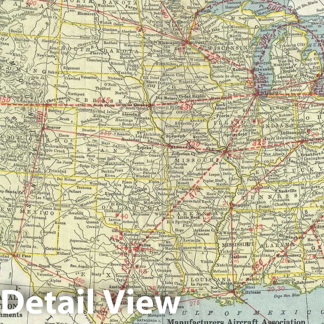 Historic Map : The United States, Matthews, 1917, Vintage Wall Art