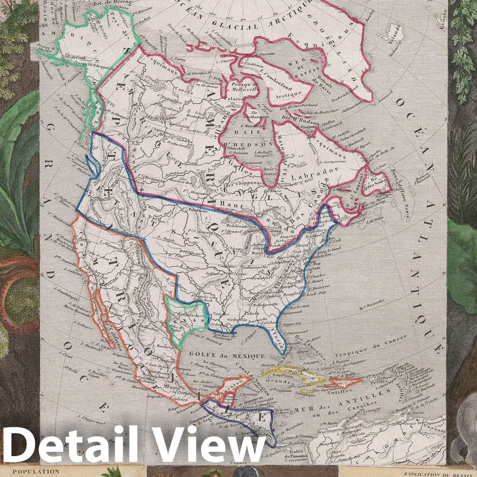 Historic Map : North America