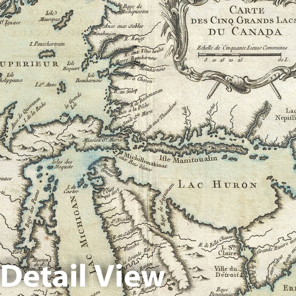 Historic Map : The Great Lakes