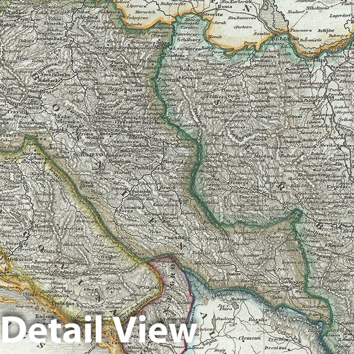 Historic Map : The Balkans