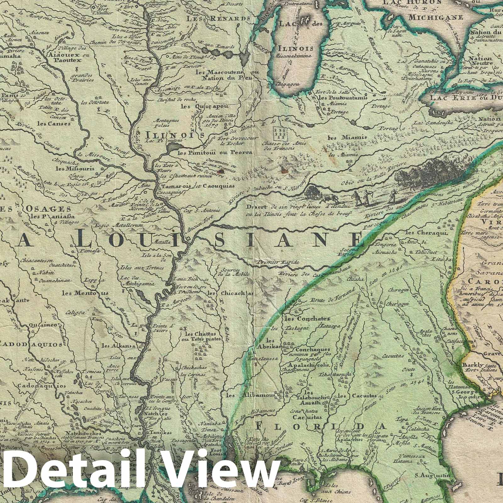 Historic Map : The Mississippi Valley
