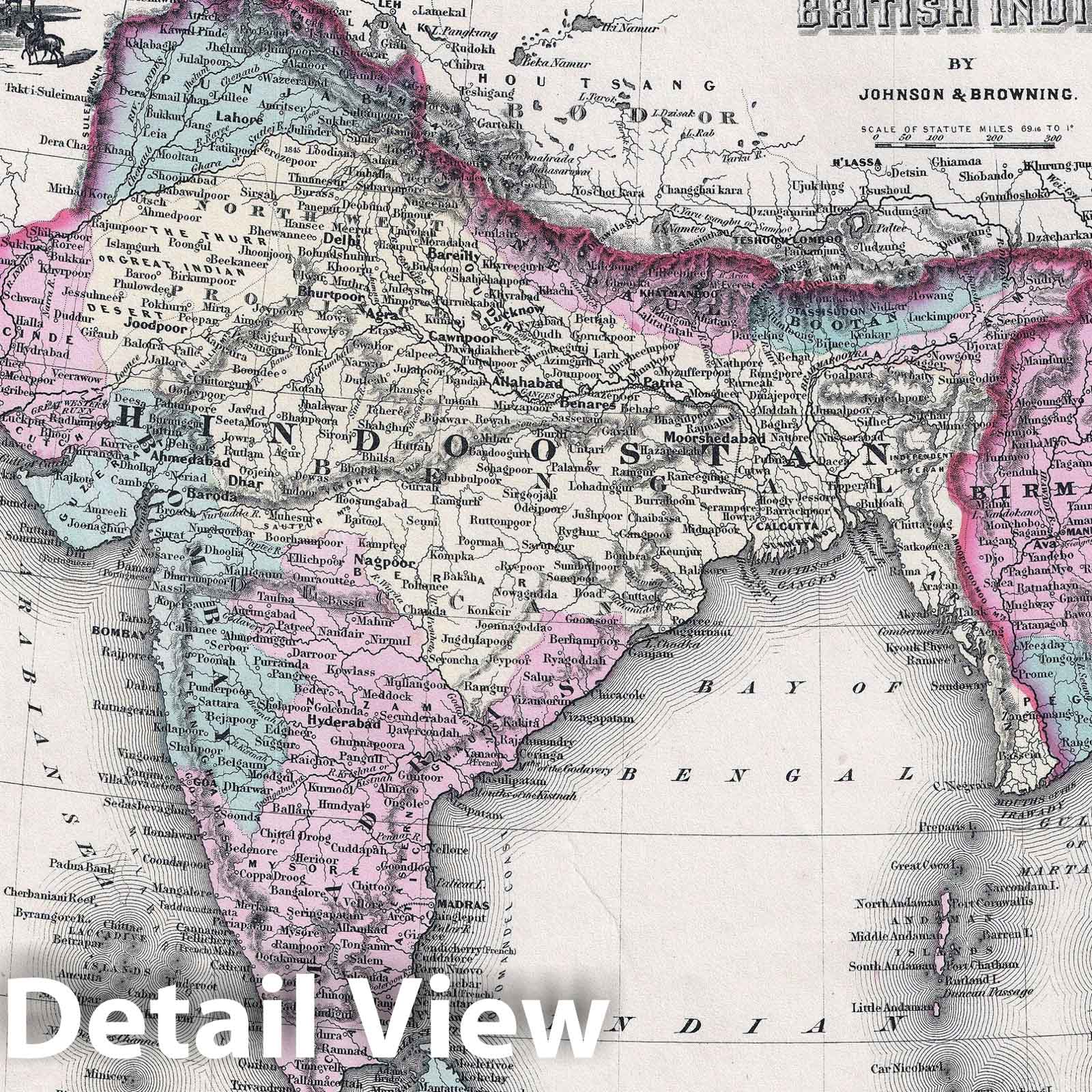 Historic Map : India