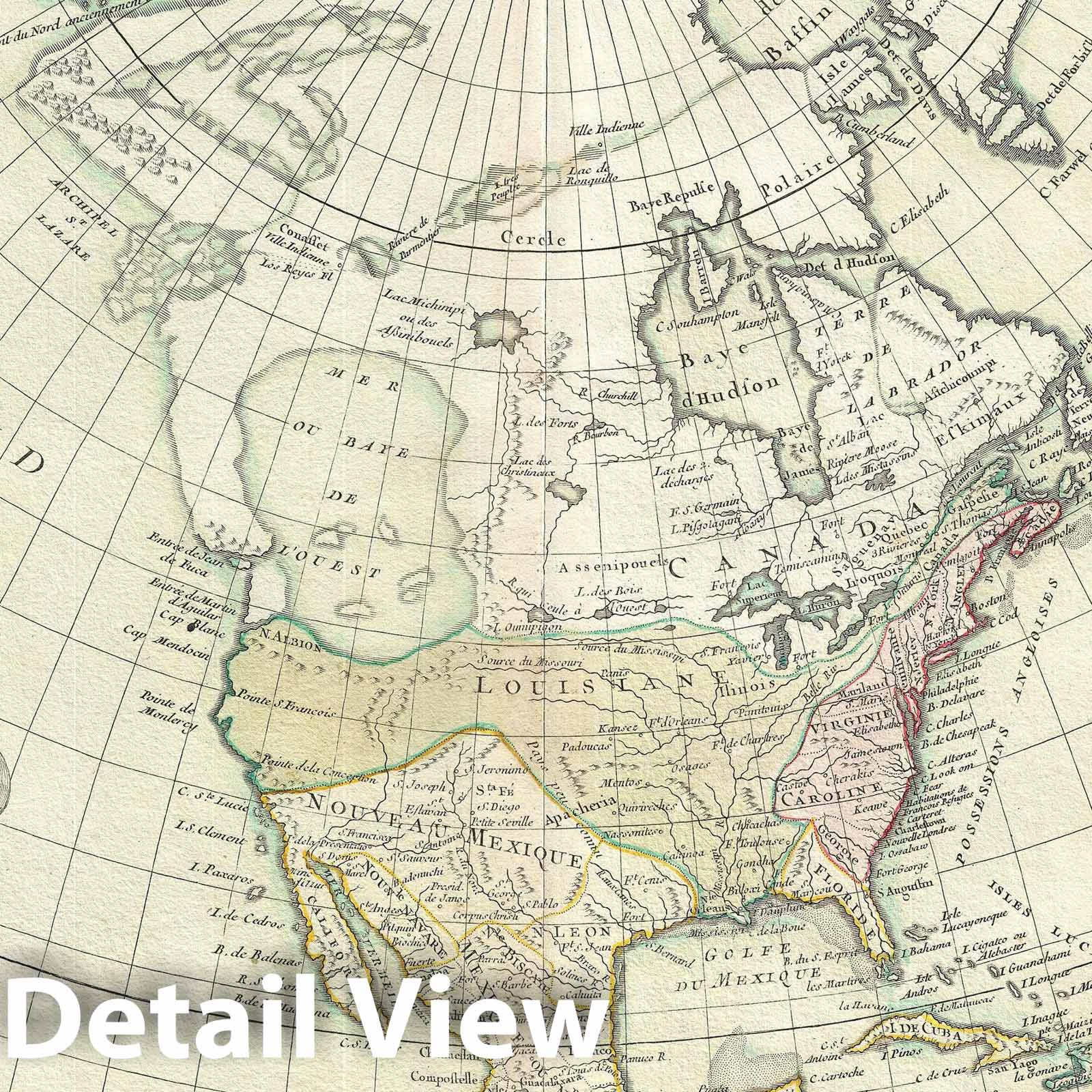 Historic Map : North America