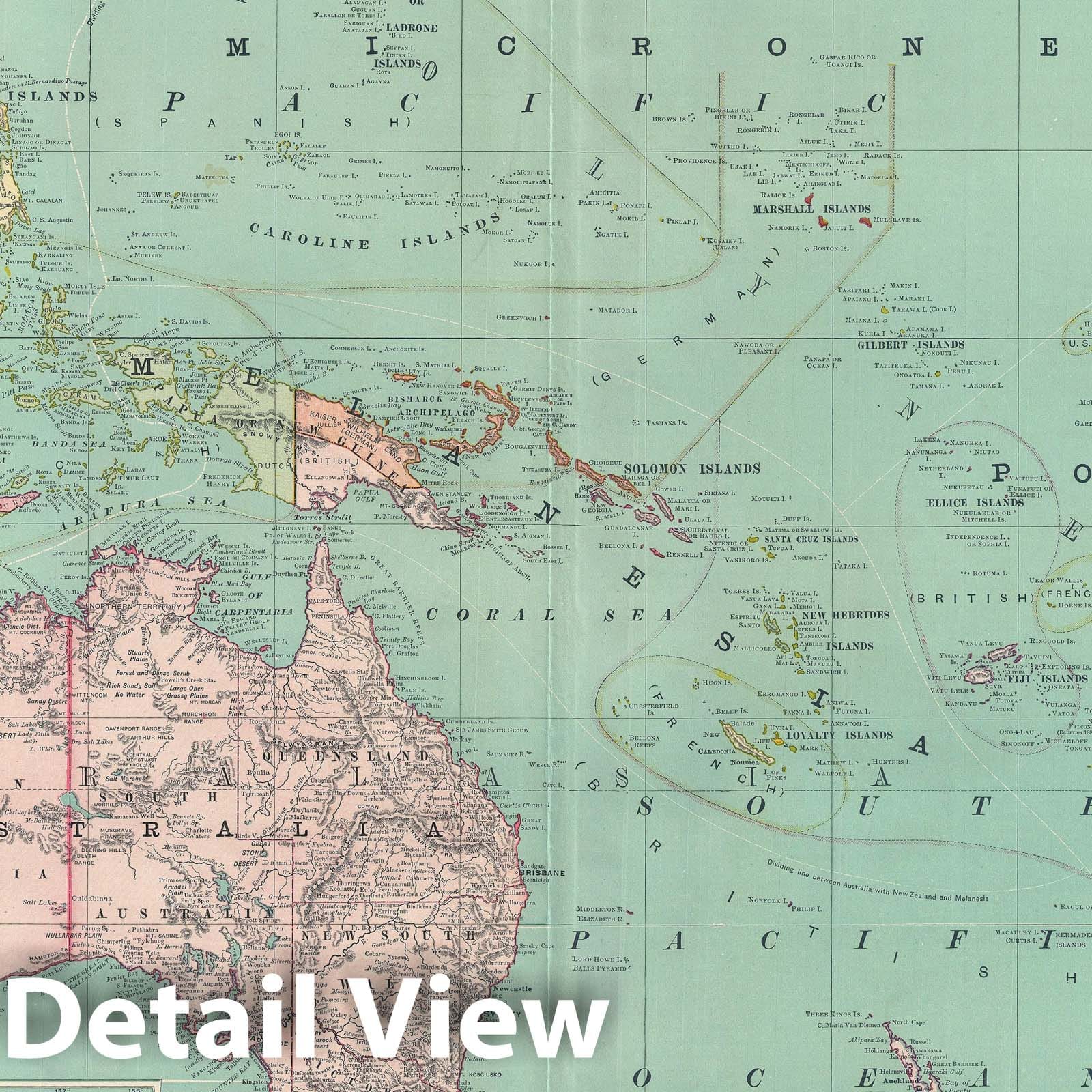 Historic Map : Malaysia and Oceania