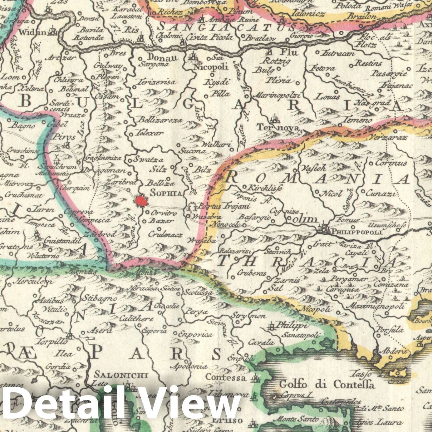 Historic Map : The Balkans