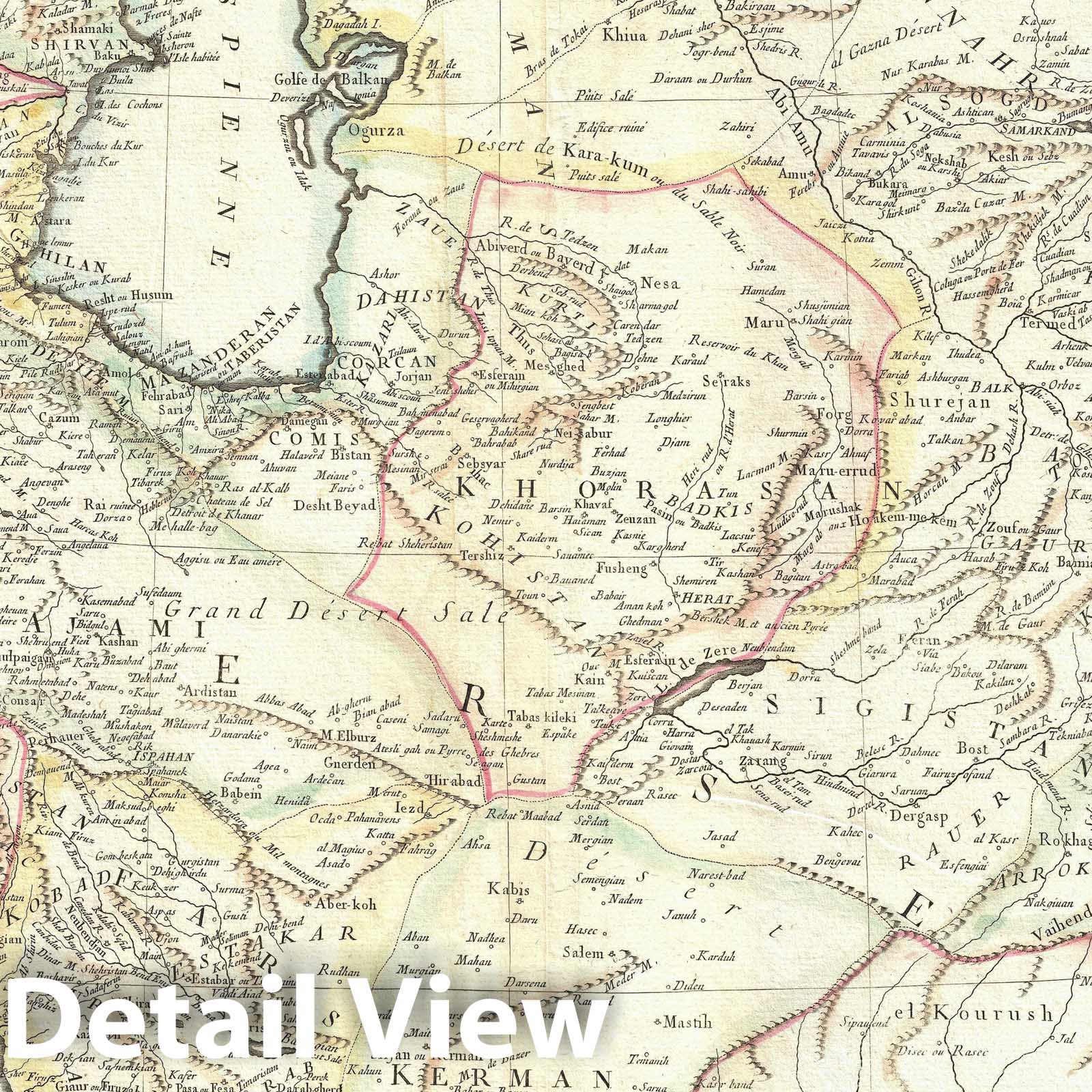 Historic Map : Persia