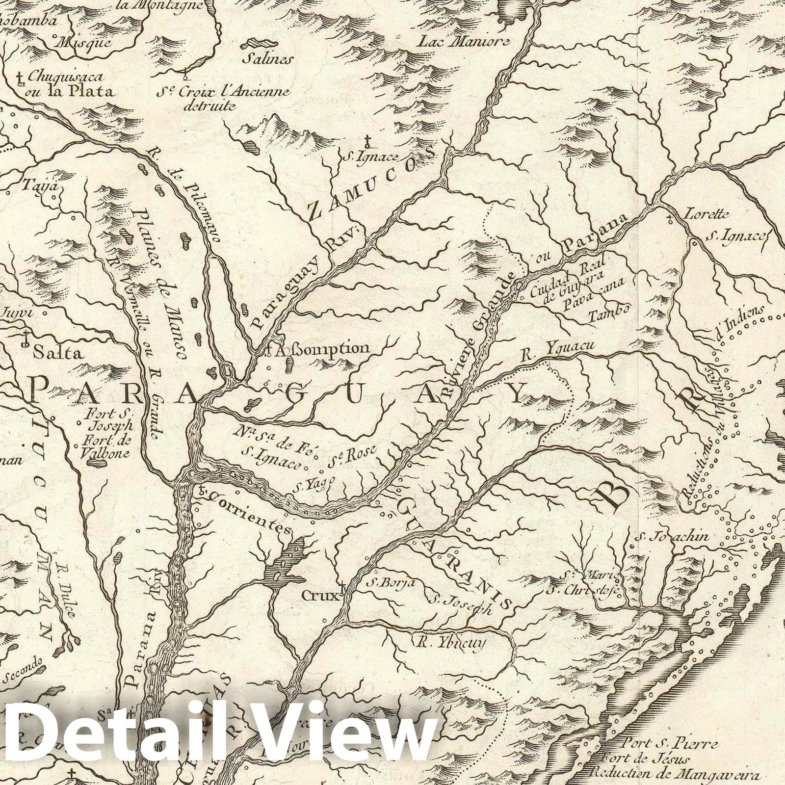 Historic Map : southern South America