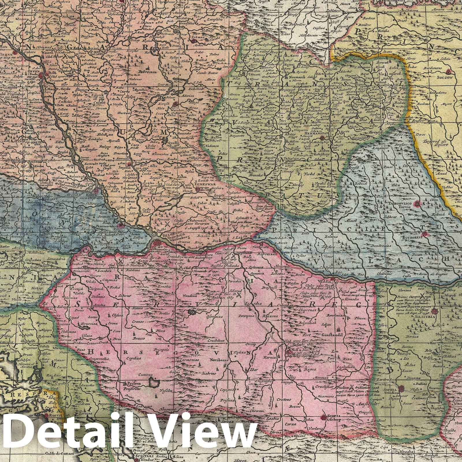 Historic Map : The Balkans