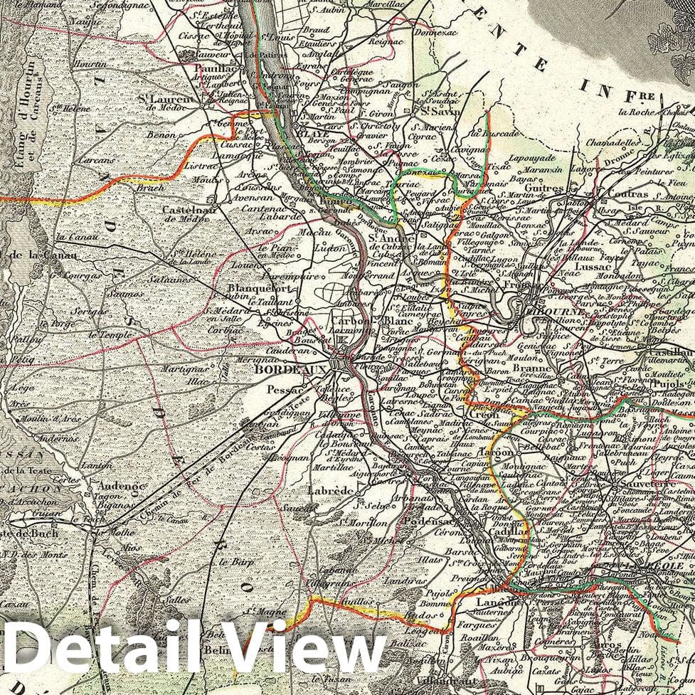 Historic Map : Gironde