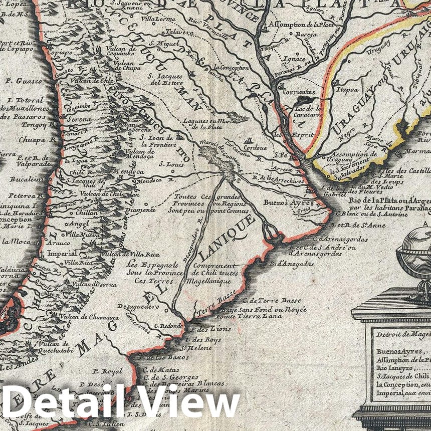 Historic Map : Southern South America