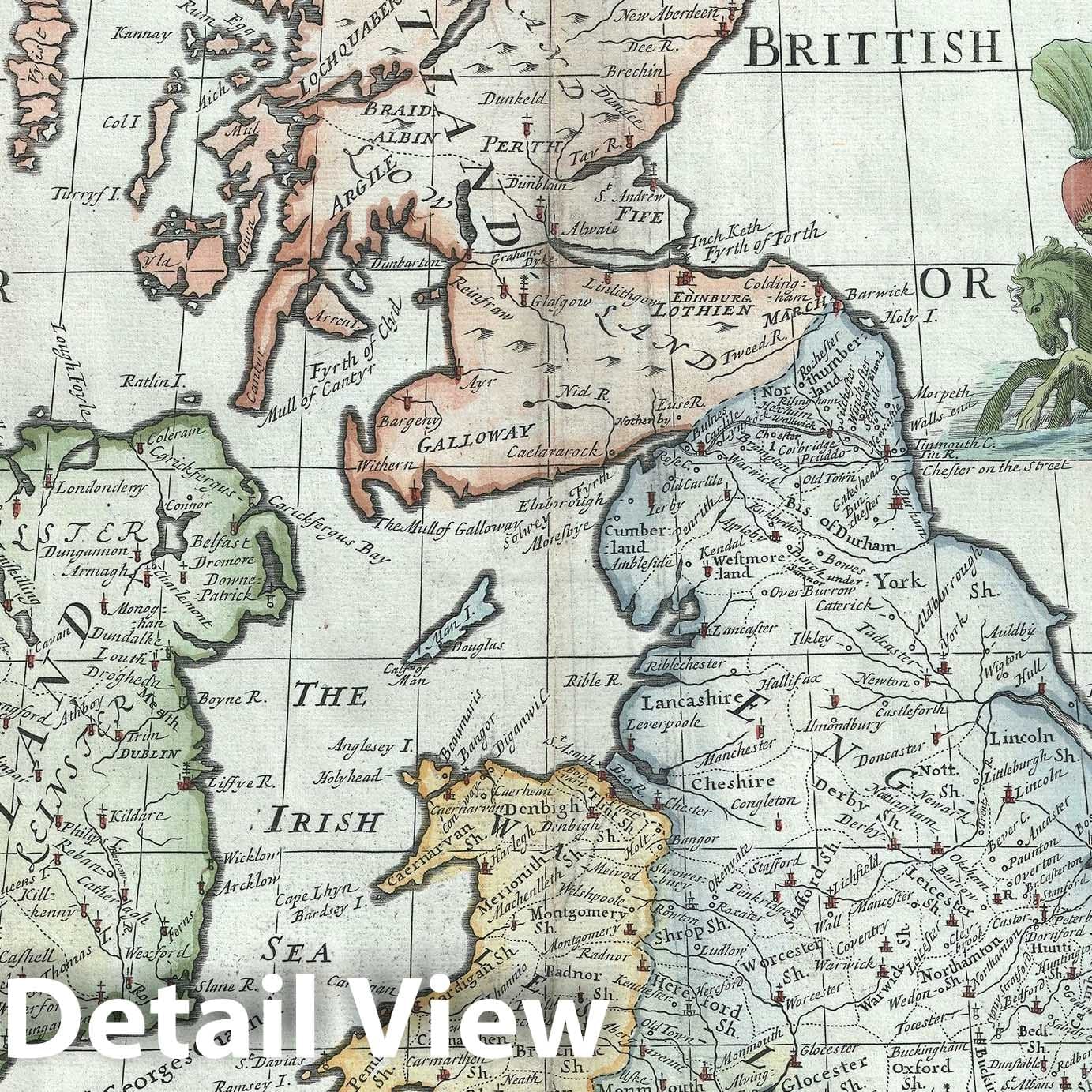 Historic Map : The British Isles