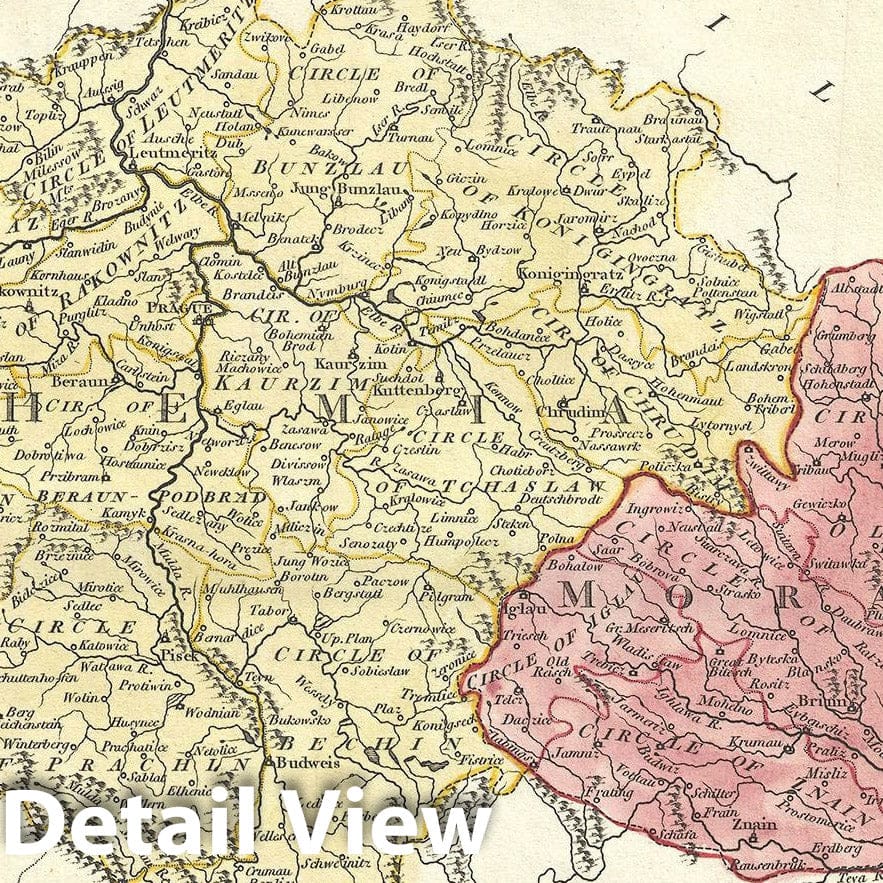 Historic Map : Bohemia